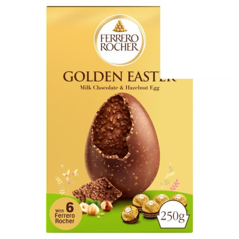 Ferrero Rocher Golden Easter Egg 250gr | London Grocery