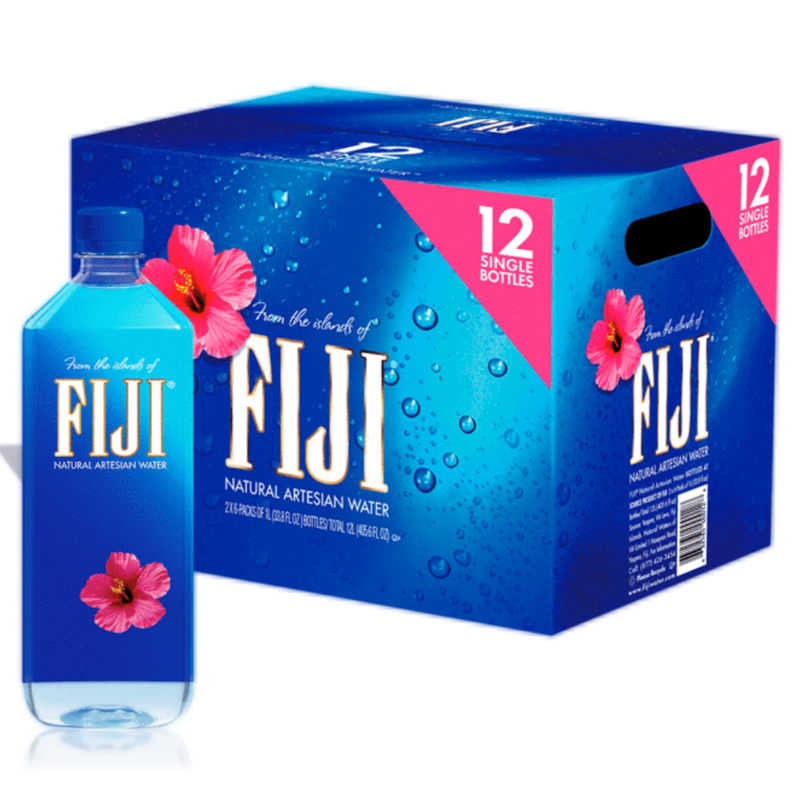 Fiji Natural Artesian Water Bottles 12 x 1 lt - London Grocery