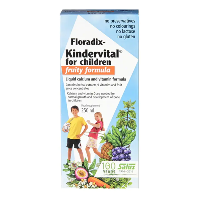 Floradix Kindervital Fruity Multivitamin Formula 250ml | London Grocery