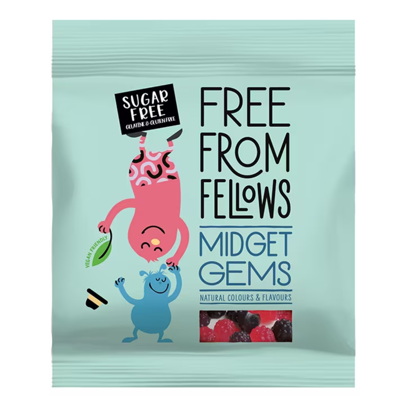 Free From Fellows Midget Gems 100g | London Grocery