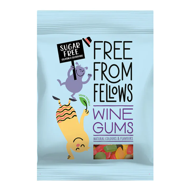 Free From Fellows Wine Gums 100g | London Grocery