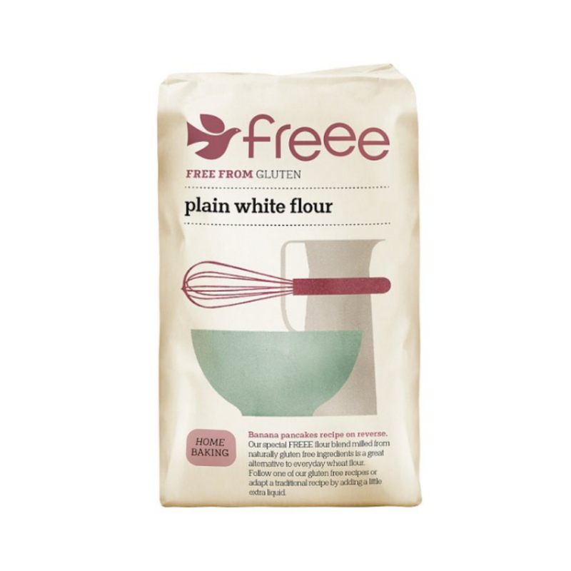 FREEE Gluten Free Plain White Flour 1kg x 5 cases  - London Grocery