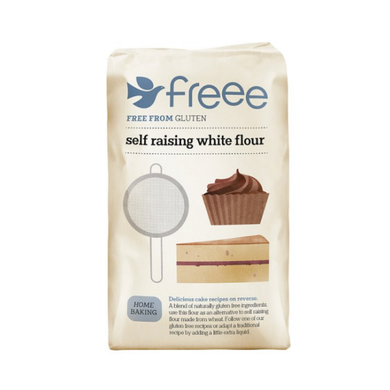 FREEE Gluten Free Self Raising White Flour 1kg x 5 cases  - London Grocery