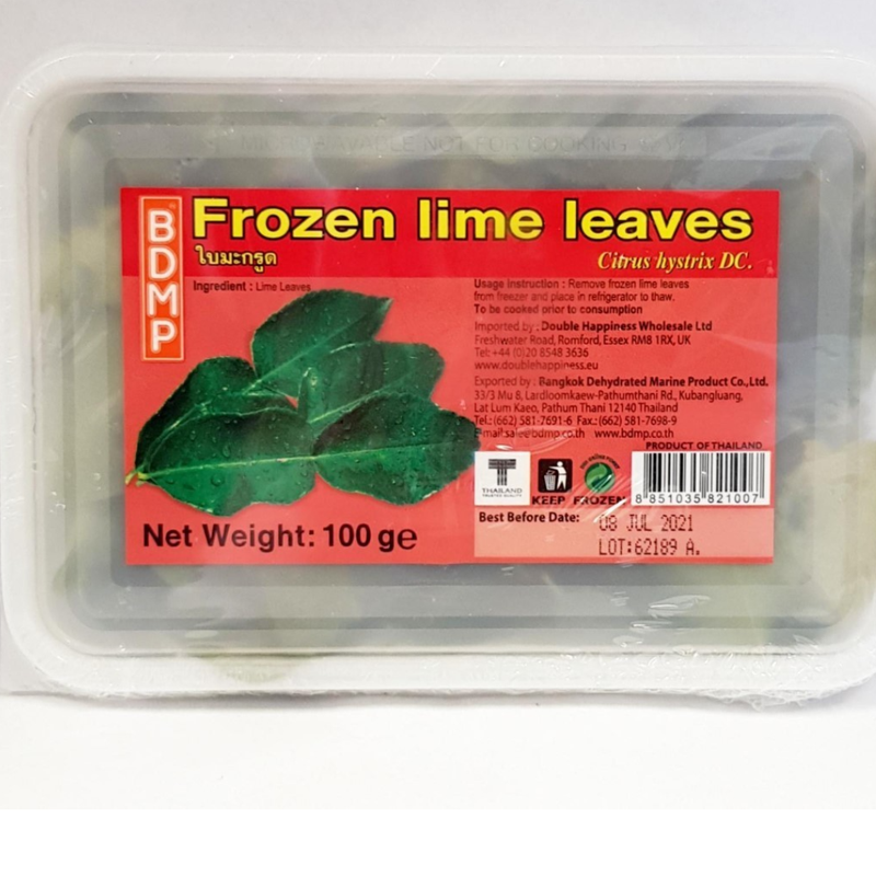 BDMP Frozen Lime Leaves 100 gr - London Grocery