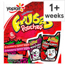 Frubes Pouches Fromage Strawberry Raspberry 6X70g-London Grocery