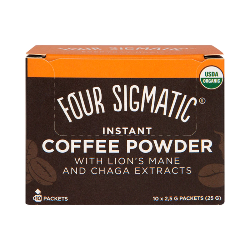 Four Sigmatic Mushroom Coffee Lion's Mane & Chaga 10 Sachets | London Grocery