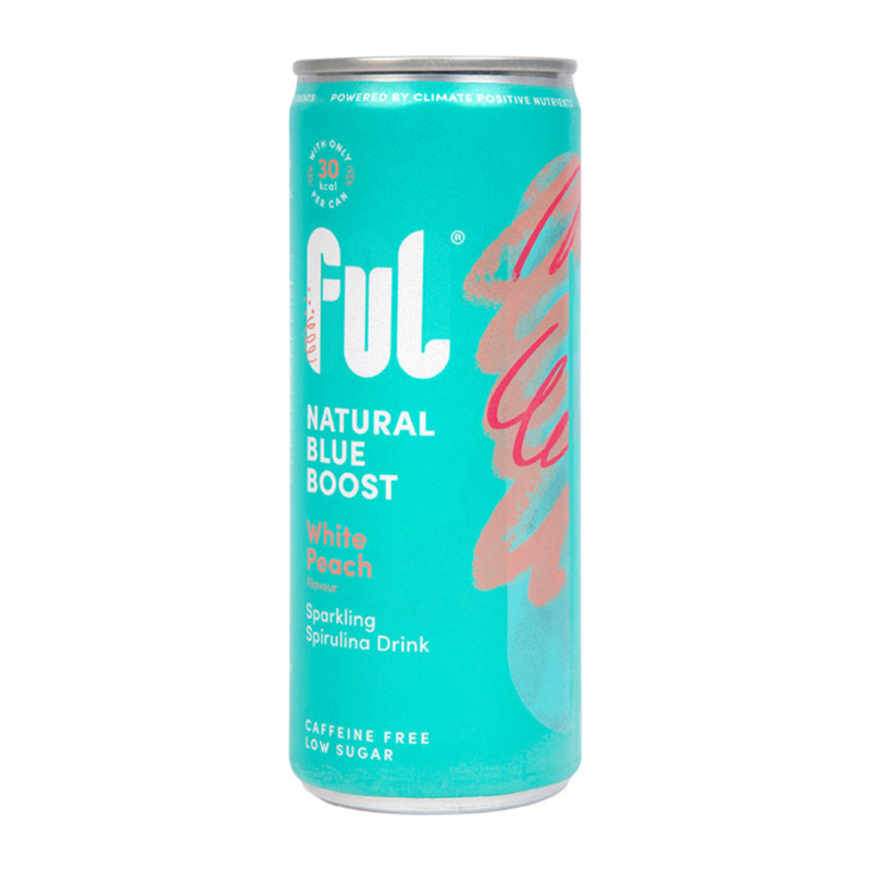 FUL Spirulina White Peach Drink 250ml | London Grocery