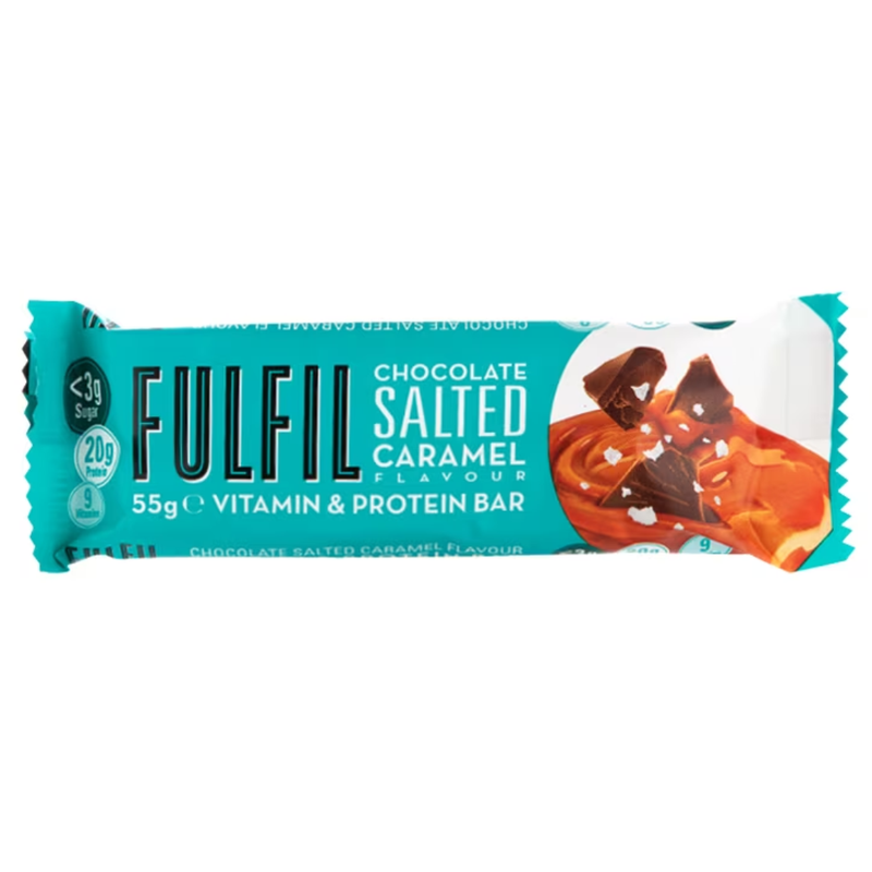 Fulfil Chocolate Salted Caramel Bar 55g | London Grocery