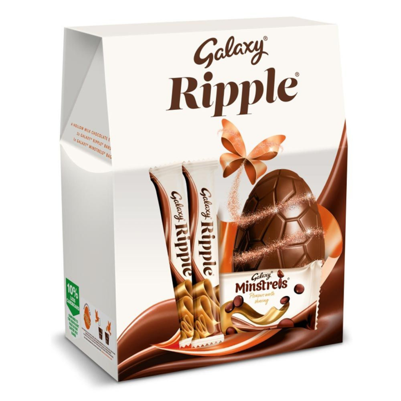 Galaxy Ripple Milk Chocolate Bar Extra Large Easter Egg 286gr | London Grocery