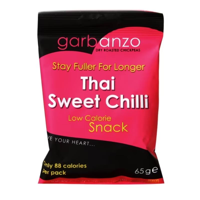 Garbanzo Dry Roasted Chickpeas Thai Sweet Chilli 65g | London Grocery