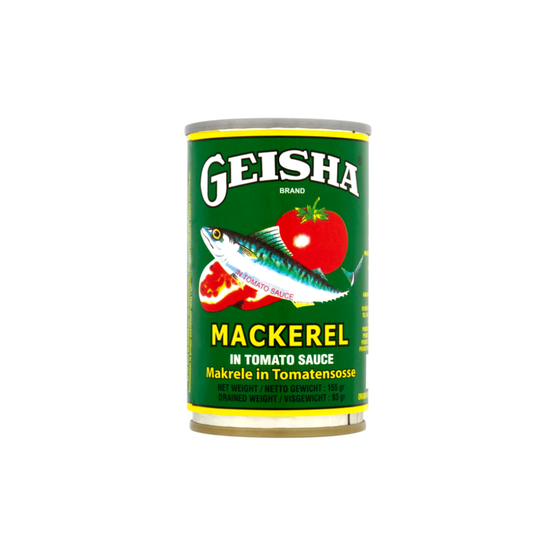 Geisha Mackerel in Tomato Sauce 50 x 155g | London Grocery