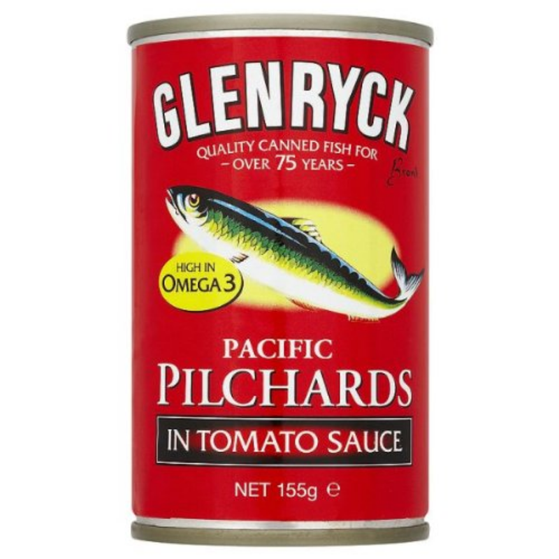 Glenryck Pilchards in Tomato Sauce 12 x 155g | London Grocery