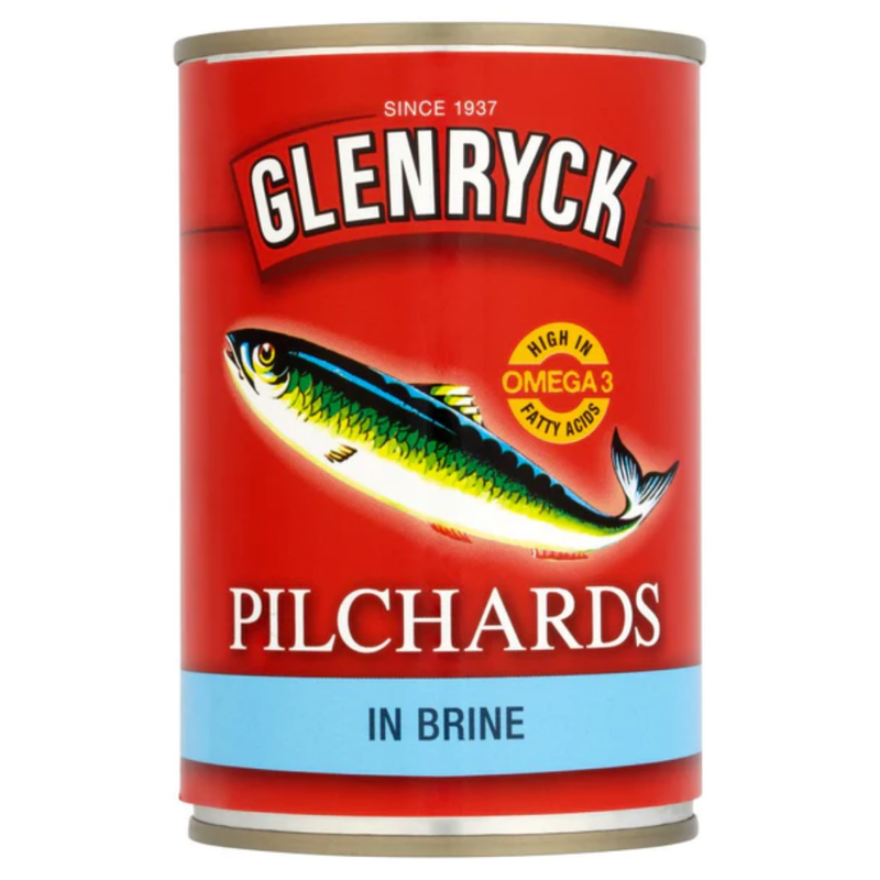 Glenryck Pilchards in Brine 12 x 400g | London Grocery