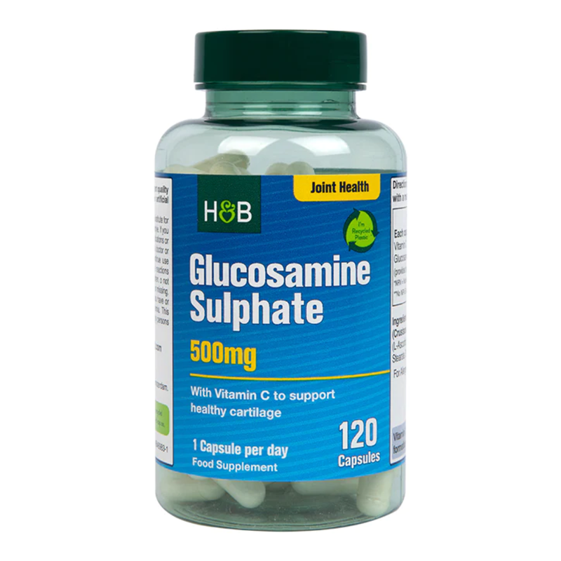 Holland & Barrett Glucosamine Sulphate 500mg 120 Capsules | London Grocery
