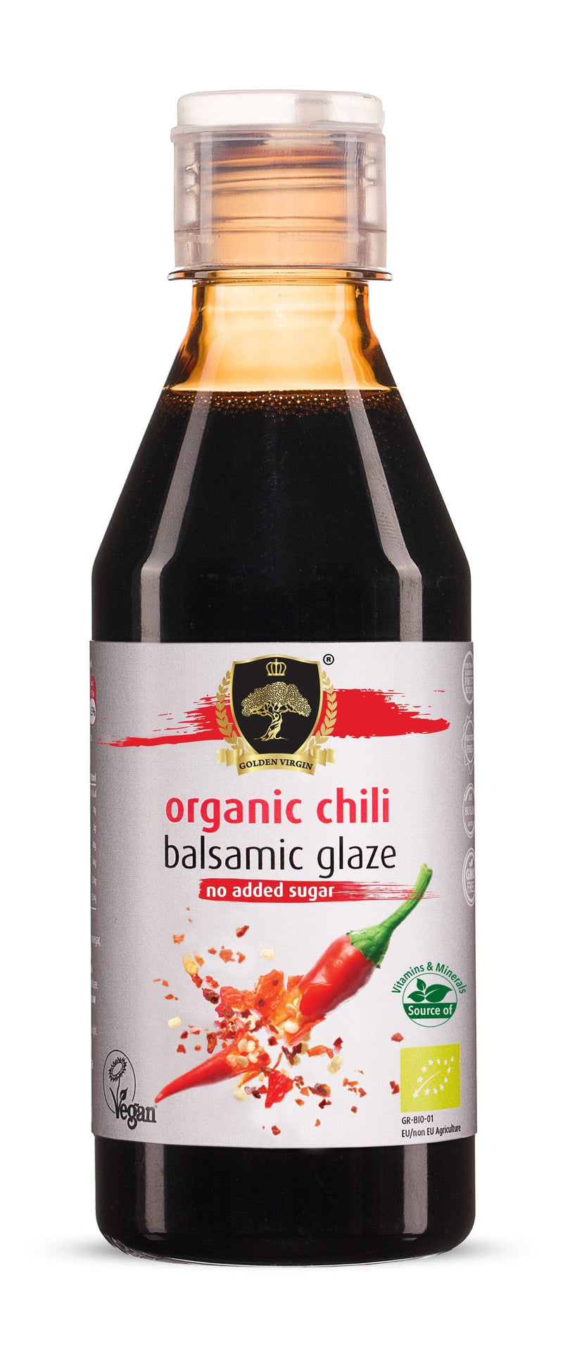 Golden Virgin Organic Chili Balsamic Glaze 250Ml-London Grocery