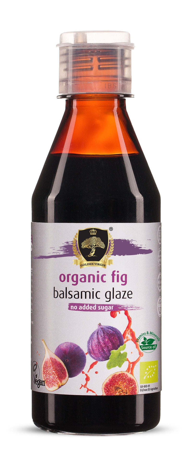 Golden Virgin Organic Fig Balsamic Glaze 250Ml-London Grocery