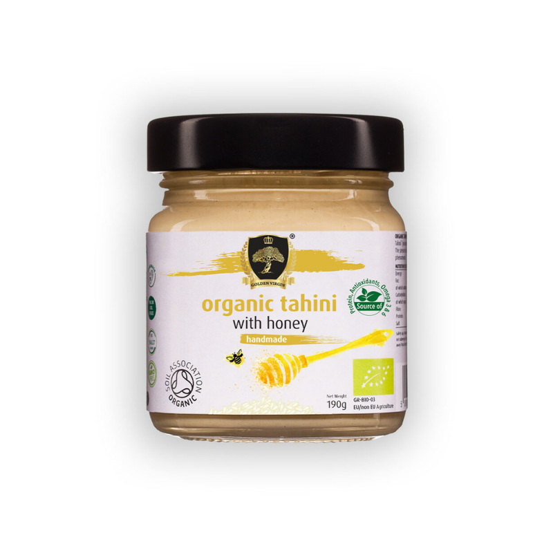 Golden Virgin Organic Tahini With Honey 190G-London Grocery