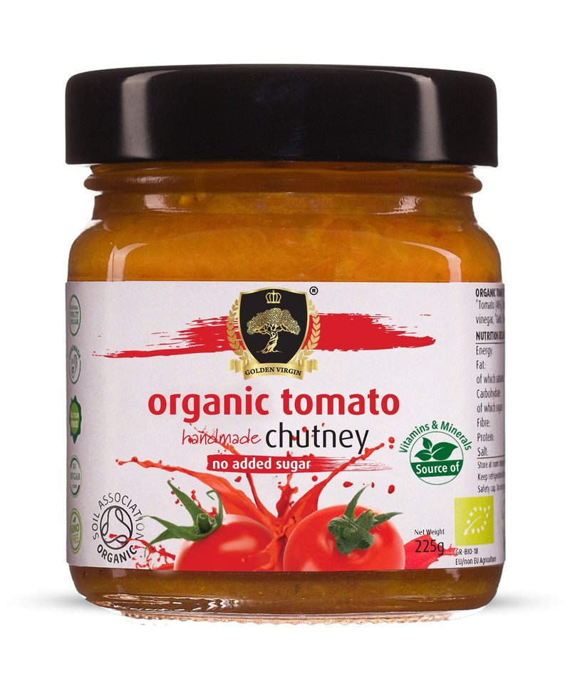 Golden Virgin Organic Tomato Chutney 225G-London Grocery