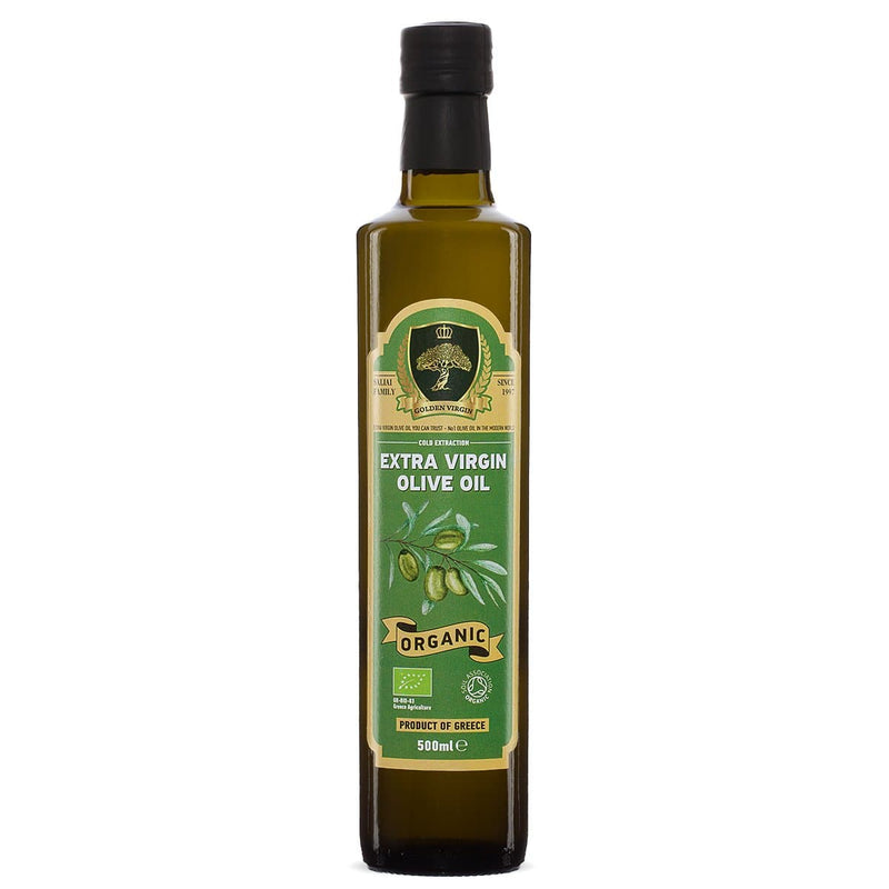 Golden Virgin Organic Extra Virgin Olive Oil 500Ml-London Grocery