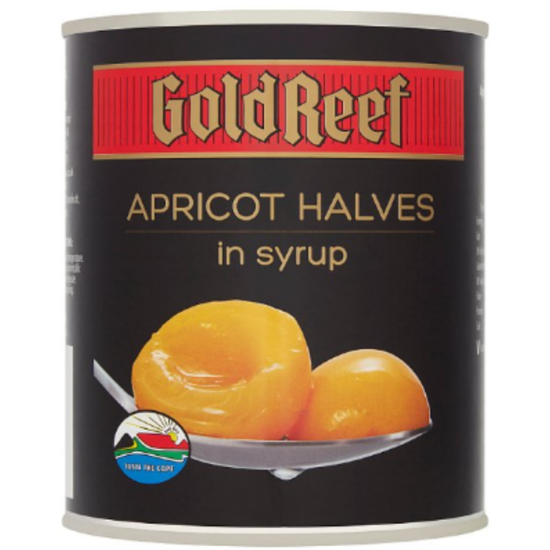 Gold Reef Apricot Halves in Syrup 825g x 6 - London Grocery
