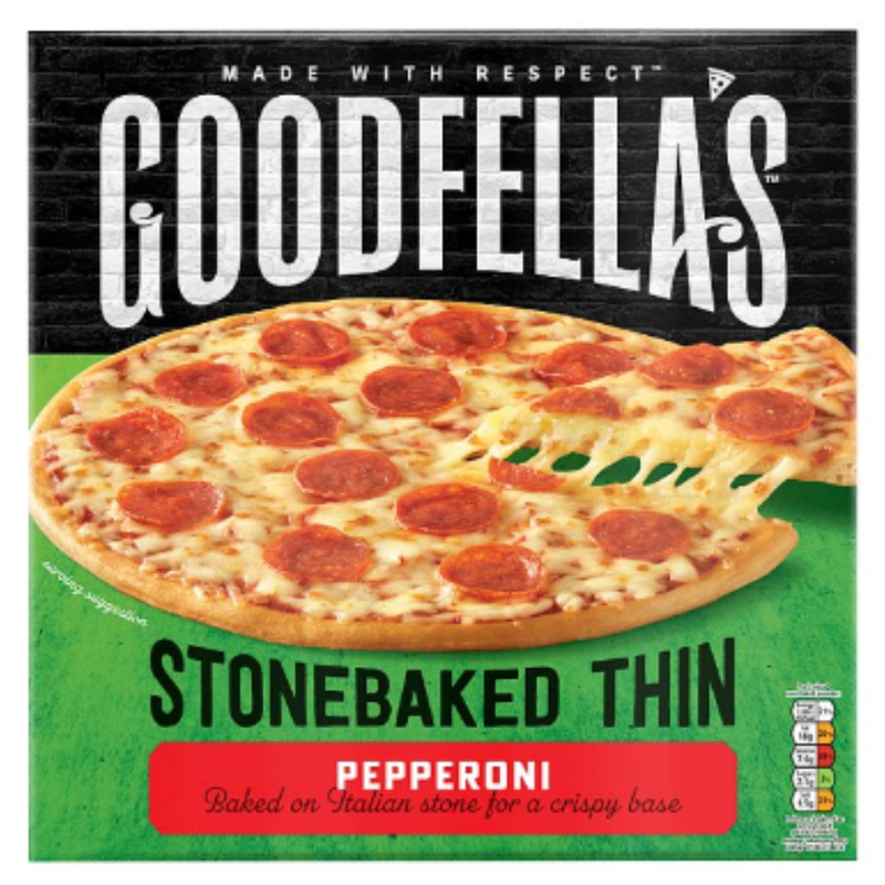 Goodfella's Stonebaked Thin Pepperoni 332g x 7  Packs | London Grocery