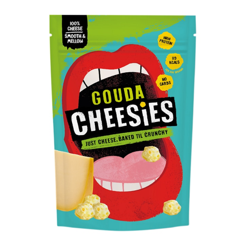 Cheesies Gouda Crunchy Popped Cheese 60g | London Grocery
