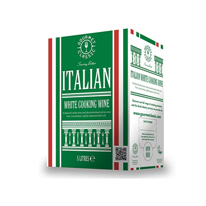 Gourmet Classic Italian White Cooking Wine 5 Litres - London Grocery