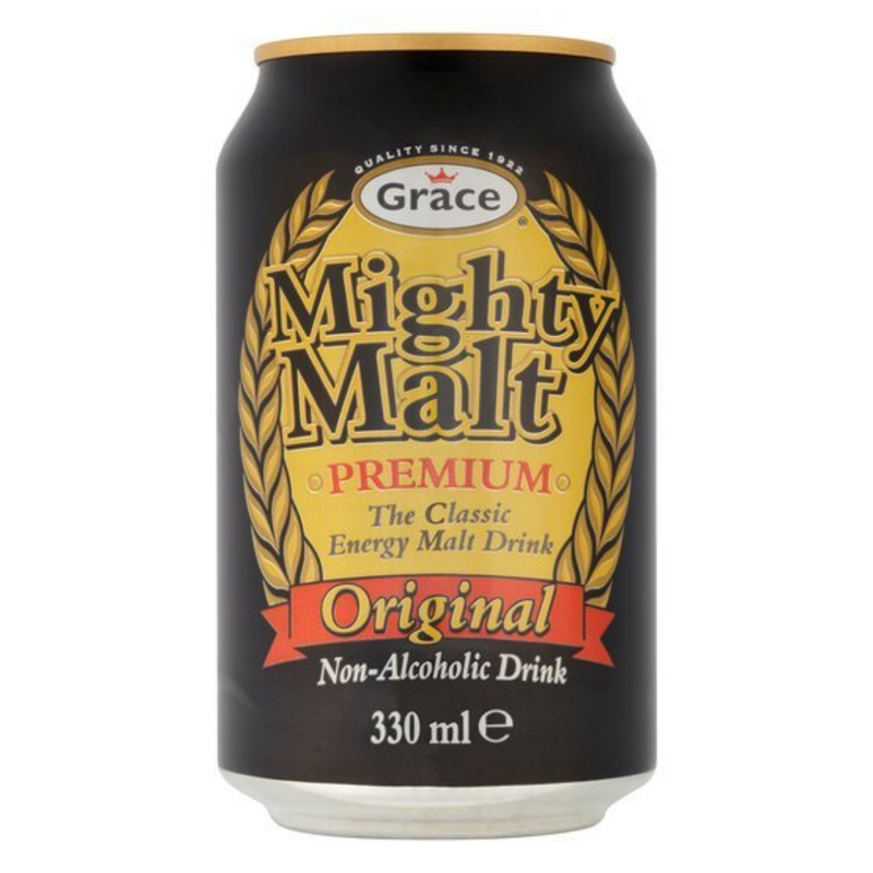 Grace Mighty Malt Drink Can 330ml-London Grocery