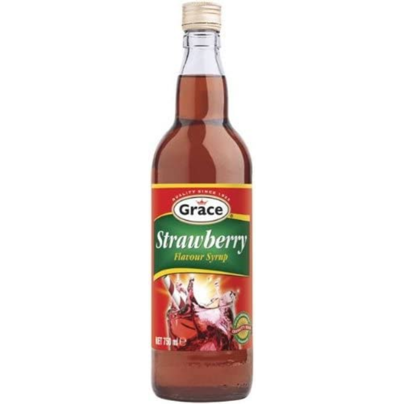 Grace Strawberry Syrup 6 x 750 ml | London Grocery