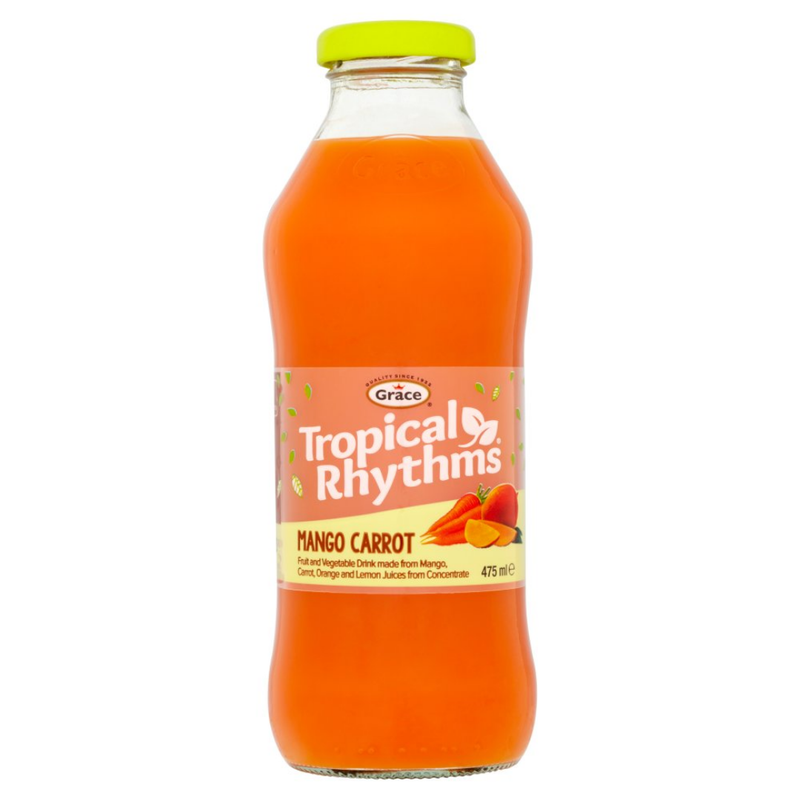 Grace Tropical Rhythms Mango Carrot 12 x 475ml | London Grocery