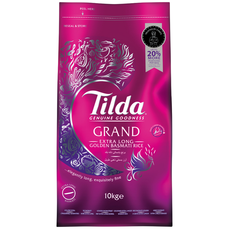 Tilda Grand Extra Long Basmati Sella Rice - London Grocery