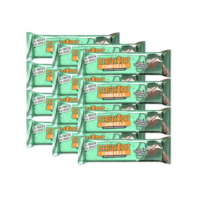 Grenade Carb Killa Dark Chocolate Mint 12 x 60g | London Grocery