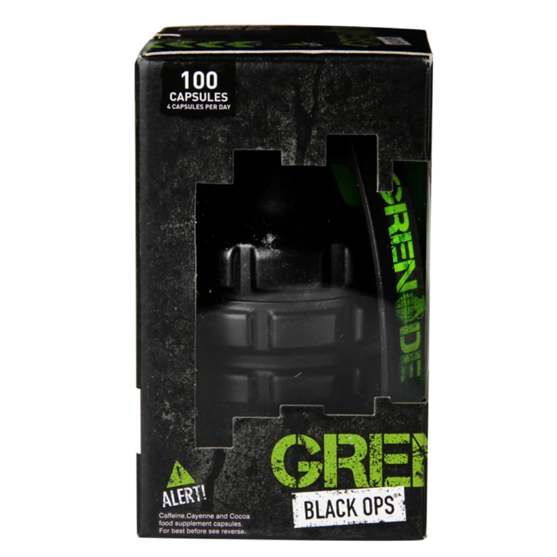 Grenade Black Ops 100 Capsules | London Grocery