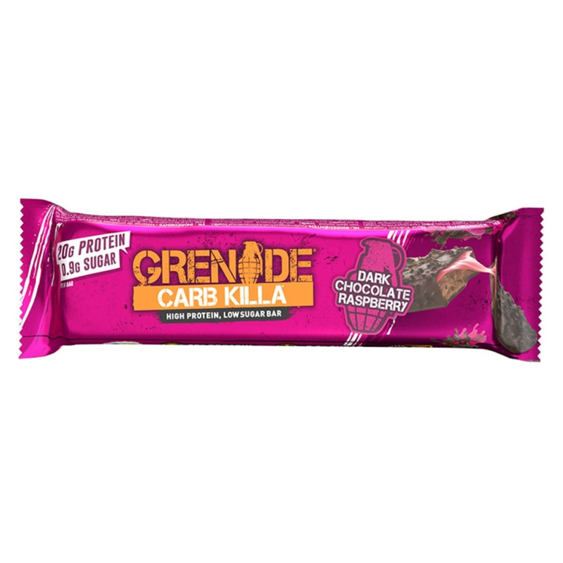 Grenade Carb Killa Dark Chocolate Raspberry 60g | London Grocery