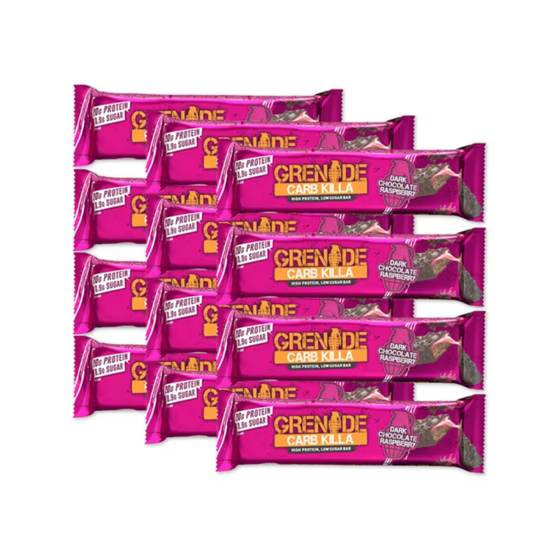 Grenade Carb Killa Dark Chocolate Raspberry 12 x 60g | London Grocery