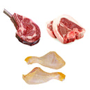 Grill Master's Delight Box | 3 Ingredients | Beef Steak | Chicken Thigh | Lam Loin Chop | London Grocery