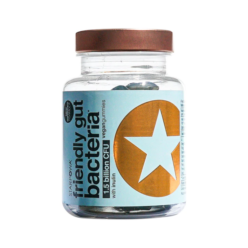 Starpowa Friendly Gut Bacteria Blueberry Flavoured 30 Gummies | London Grocery