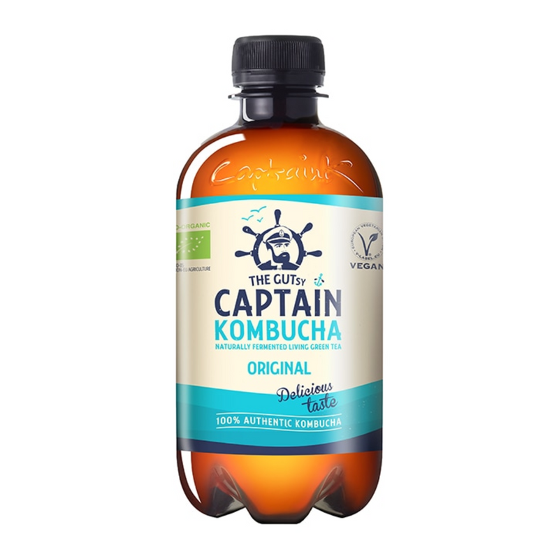 The GUTsy Captain Kombucha Original Bio-Organic Drink 400ml | London Grocery