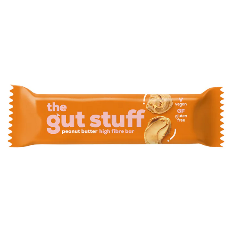 The Gut Stuff Good Fibrations Peanut Butter Snack Bar 35g | London Grocery