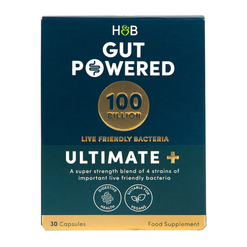 Holland & Barrett Gut Powered 100 Billion 30 Capsules | London Grocery