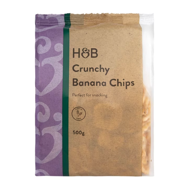 Holland & Barrett Crunchy Banana Chips 500g | London Grocery