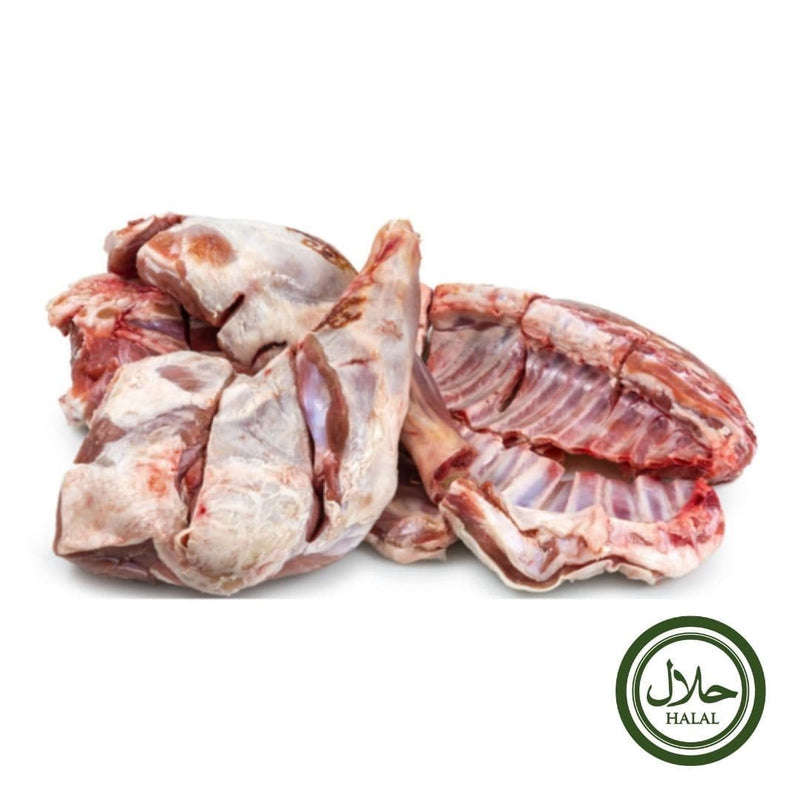 Halal Grass Fed Fresh Half Baby Goat (Front) ~4-6kg - London Grocery