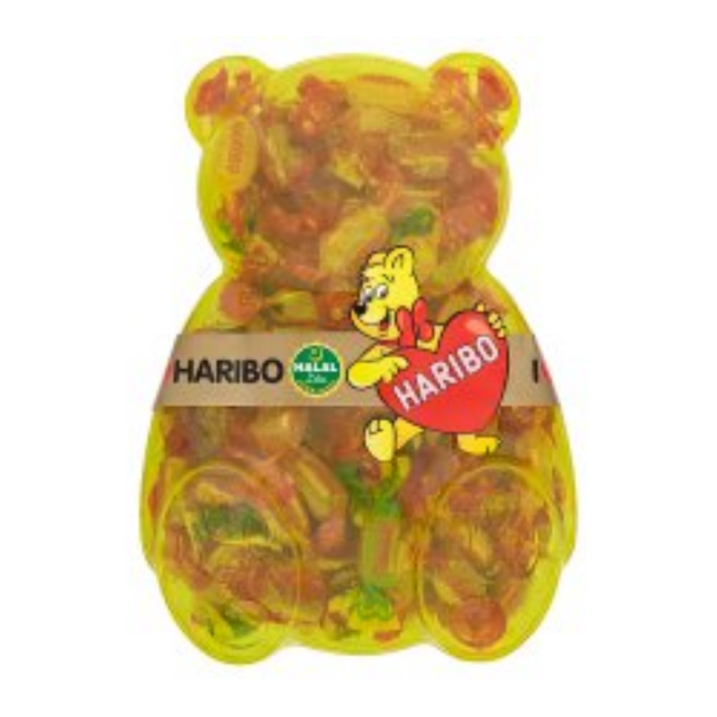 Haribo Halal Soft Jelly Bear 1kg-London Grocery