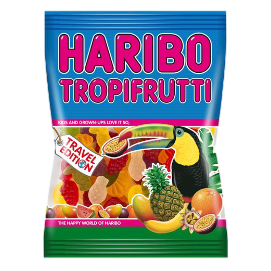 HARIBO Tropical Fruit Gummy 80gr | London Grocery