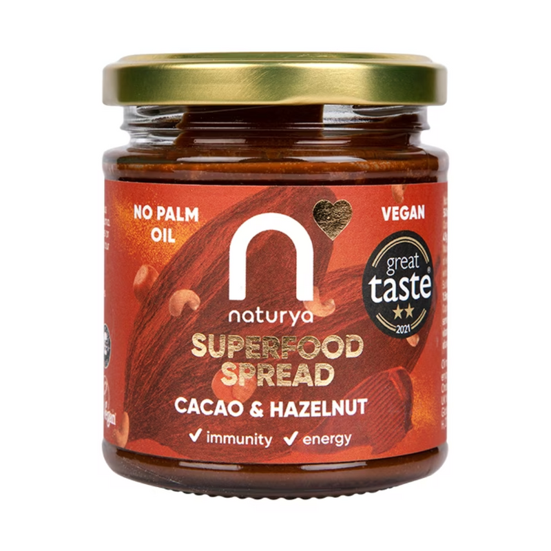 Naturya Cacao & Hazelnut Crunchy Spread 170g | London Grocery