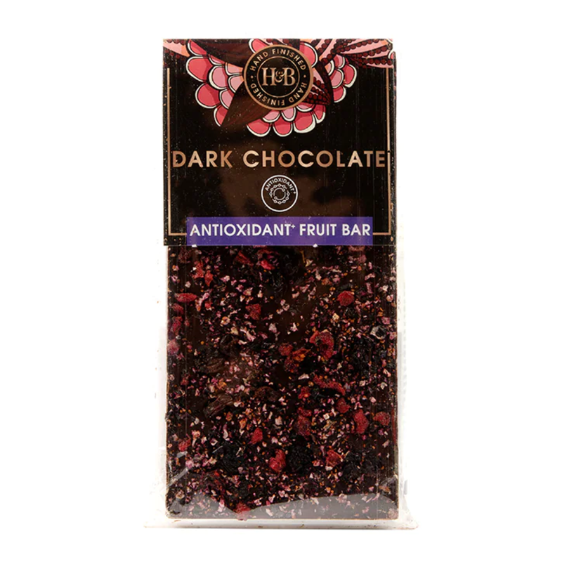 Holland & Barrett Anti-Oxidant Dark Chocolate Fruit Bar 108g | London Grocery