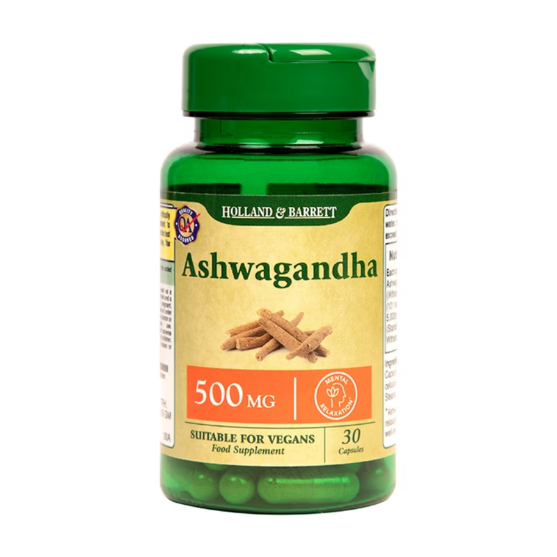 Holland & Barrett Ashwagandha 500mg Capsules | London Grocery