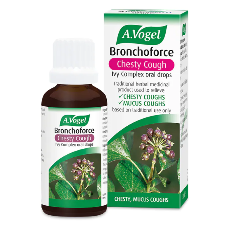 A.Vogel Bronchoforce Chesty Cough Ivy Complex Oral Drops 50ml | London Grocery