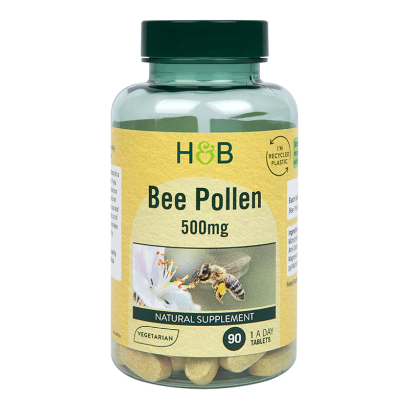 Holland & Barrett Bee Pollen 500mg 90 Tablets | London Grocery