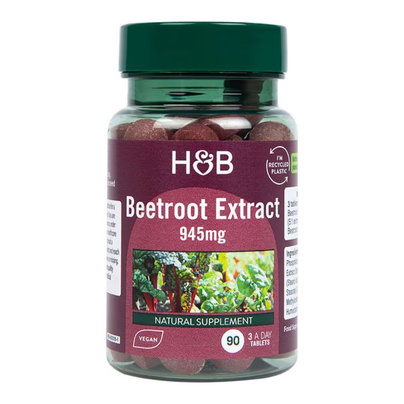 Holland & Barrett Beetroot Extract 900mg 90 Tablets | London Grocery